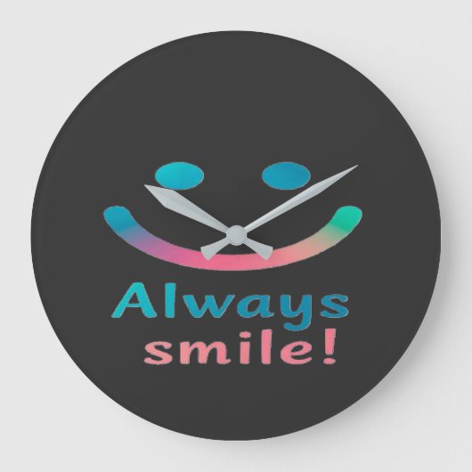 Always Smile Grote Klok (Voorkant)