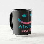 Always Smile Mok (Voorkant links)