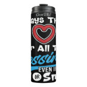 Always Thank God For Blessings Thermosbeker (Voorkant)