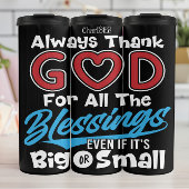 Always Thank God For Blessings Thermosbeker
