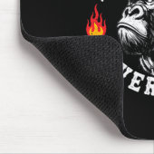 Always Tired Never Broke Funny Monkey (2 Sided) Muismat (Hoek)