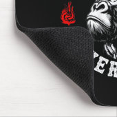 Always Tired Never Broke Funny Monkey (on Back)  Muismat (Hoek)