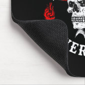 Always Tired Never Broke Funny Skull (on Back) Muismat (Hoek)