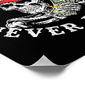 Always Tired Never Broke Skull (on Back)  Poster (Hoek)