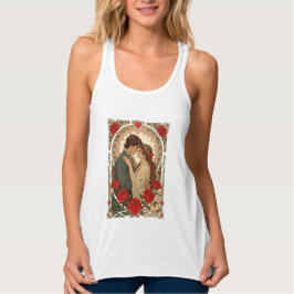 Always Us Romantic Art Nouveau Illustration Tanktop