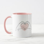 Always You Minimalist Line Art Valentine Mug Mok (Links)