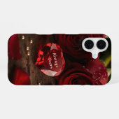 Always Yours Red Rose Romantic Valentine Aesthetic iPhone 16 Hoesje (Achterkant horizontaal)