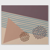 Alweer een midden-eeuws modern Abstract Cadeaupapier (Vlak)