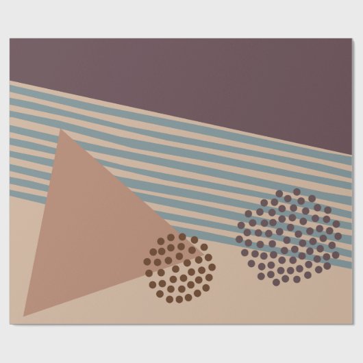 Alweer een midden-eeuws modern Abstract Cadeaupapier (Vlak)