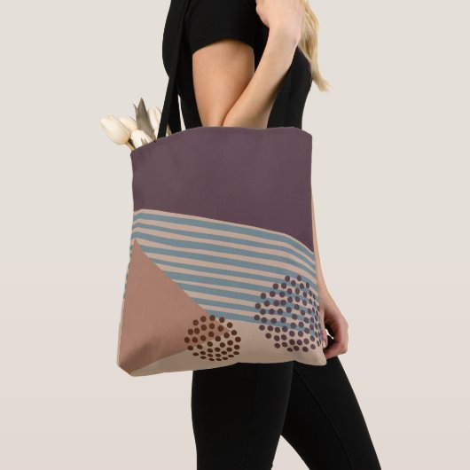 Alweer een midden-eeuws modern Abstract Tote Bag (Dichtbij)