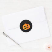 Alwin Naam Aangepaste Pompoen Gepersonaliseerde Ha Ronde Sticker (Envelop)