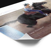 Alycia Barrel Race Foto Afdruk (Hoek)