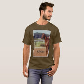 Alydar Belmont Stakes Post Parade 1978 T-shirt (Voorkant volledig)