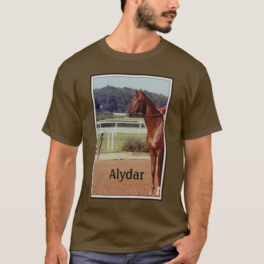 Alydar Belmont Stakes Post Parade 1978 T-shirt (Voorkant)