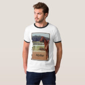Alydar Belmont Stakes Post Parade 1978 T-shirt (Voorkant volledig)