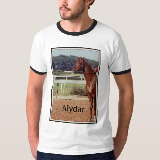 Alydar Belmont Stakes Post Parade 1978 T-shirt (Voorkant)
