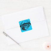 Alyeska Alaska blauw ski logo stickers (Envelop)
