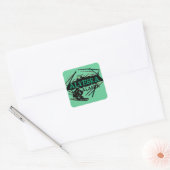 Alyeska Alaska groene ski logo stickers (Envelop)