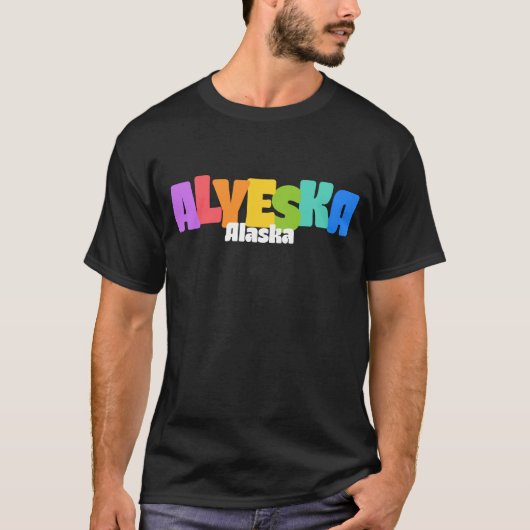 Alyeska, Alaska Ski Adventure T-shirt (Voorkant)