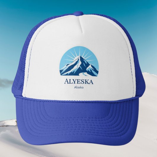 Alyeska Alaska ski resort vacation Hat Trucker Pet