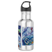 Alyeska/Girdwood 18oz roestvrij staalwaterfles Waterfles (Voorkant)