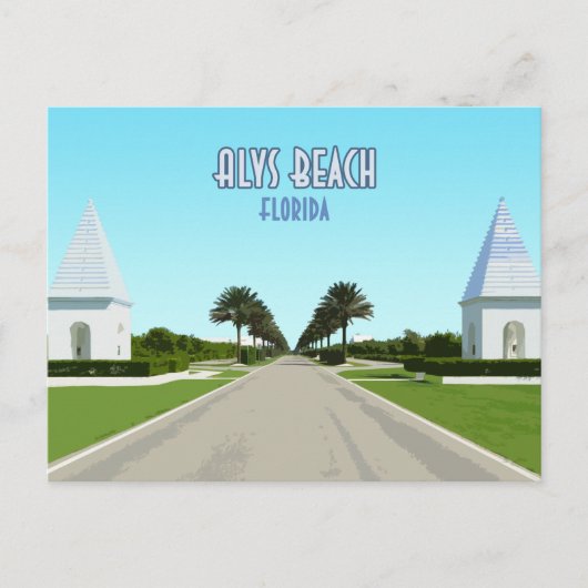 Alys Beach Florida Gulf Coast  Briefkaart (Voorkant)
