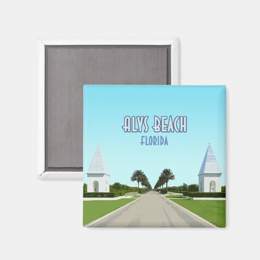 Alys Beach Florida Gulf Coast  Magneet (Voorkant / Achterkant)