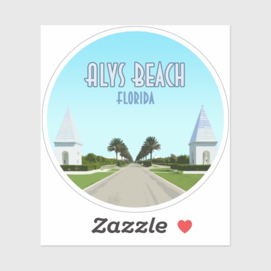 Alys Beach Florida Gulf Coast Sticker (Vel)