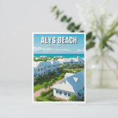 Alys Beach Florida Reizen Briefkaart (Staand voorkant)
