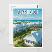 Alys Beach Florida Reizen Briefkaart (Voorkant / Achterkant)