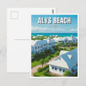 Alys Beach Florida Reizen Briefkaart (Voorkant / Achterkant)
