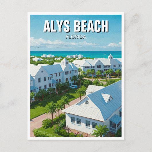 Alys Beach Florida Reizen Briefkaart (Voorkant)