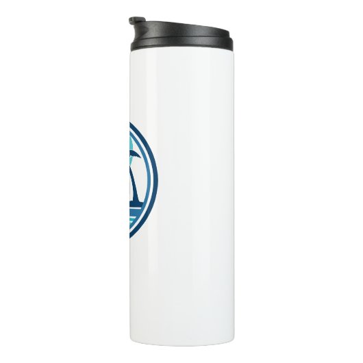 Alys Beach Fort Walton Palm Tree Vogels Thermosbeker (Geroteerd rechts)