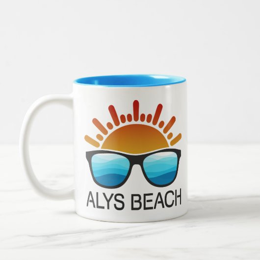 Alys Beach Zonnebril Tweekleurige Koffiemok (Links)