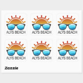 Alys Beach Zonnebril Vierkante Sticker (Vel)