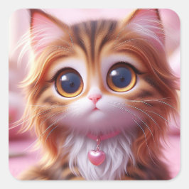 "Alys" Vierkante Sticker