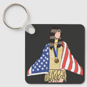 Alysa-Liu: The World Champion  Sleutelhanger (Voorkant)