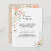 Alysa -Revised2a Detail Waterverf Lente Bloesems Kaart (Voorkant / Achterkant)