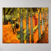 Alyscamps van Vincent Van Gogh Poster (Voorkant)