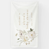 ALYSSA Floral Summer Boho Wild Flower Baby shower Spandoek (Verticaal)