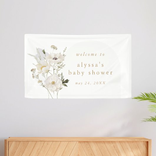 ALYSSA Floral Summer Boho Wild Flower Baby shower Spandoek
