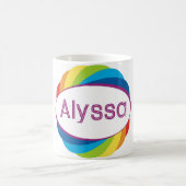 Alyssa in Regenboog Koffiemok (Center)