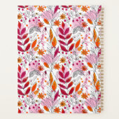 Alyssa Mae Hand getekend Roze en Sinaasappel gebla Planner (Achterkant)