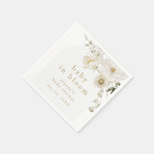 ALYSSA Wildflower Bloemen Baby in Bloom Baby showe Servet (Hoek)