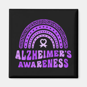 Alzheimer's Bewustzijn Schattigee Paarse olifa Magneet