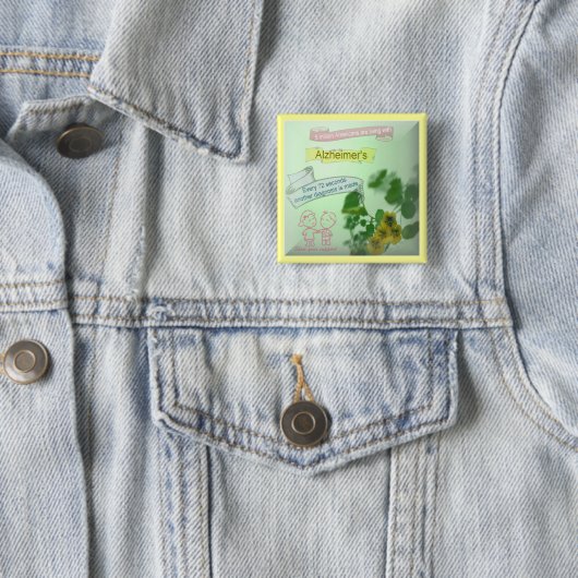 Alzheimer Awareness Button (In situ)