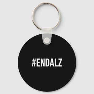 Alzheimer awareness paarse lint dementie mama sleutelhanger