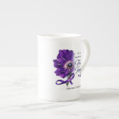 Alzheimer Awareness Porselein Kop (Voorkant rechts)
