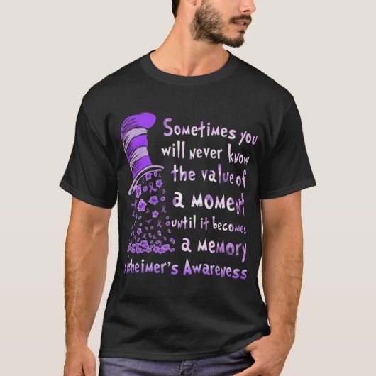 Alzheimer Awareness T-shirt (Voorkant)