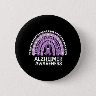 Alzheimer Bewustzijn Ronde Button 5,7 Cm